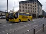 Scania Reisebus als ADAC Postbus am 21.11.13 in Frankfurt am Main Hbf 