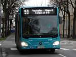 DB Hessen Bus Mercedes Benz Citaro C2 am 23.12.14 in Frankfurt am Main Höchst Bhf auf der Linie 58