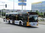 Autobus Sippel Mercedes Benz Citaro 2 Schnellbuslinie X17 mit Gratis WLAN am 29.07.17 am Frankfurter Flughafen 