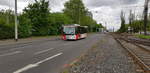 Hier ein Bus von Rexer, Citaro 2, auf der Haunauer Landstraße Richtung Hugo-Junkers-Straße auf dem SEV für die Straßenbahnlinie 11 als Linie 11E unterwegs. 