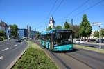 VGF/ICB Solaris Urbino 12 Wagen 202 am 06.05.18 auf der Linie 30 in Frankfurt Friedberger Warte 