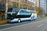 Kantic Setra 4000er Doppeldecker am 03.12.22 in Frankfurt am Main
