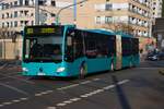 ICB Mercedes Benz Citaro 2 G Wagen 415 am 24.01.26 auf der Linie 80 in Frankfurt am Main