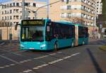 ICB Mercedes Benz Citaro 2 G Wagen 421 am 24.01.26 auf der Linie 80 in Frankfurt am Main