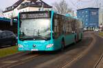 ICB Mercedes Benz Citaro 2 G Wagen 453 am 07.02.26 in Frankfurt am Main