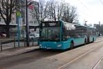 ICB Mercedes Benz Citaro 2 G Wagen 432 am 07.02.26 in Frankfurt am Main