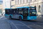 Transdev Rhein Main Mercedes Benz Citaro K Wagen 4222 am 07.02.26 in Frankfurt am Main