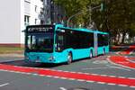 Brandneuer ICB Mercedes Benz Citaro 2 G Wagen 307 am 03.10.26 in Frankfurt am Main auf der Linie M34