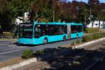 ICB Mercedes Benz Citaro 2 G Wagen 420 am 03.10.26 in Frankfurt am Main auf der Linie M34