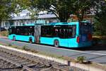 ICB Mercedes Benz Citaro 2 G Wagen 420 am 03.10.26 in Frankfurt am Main auf der Linie M34