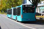 Brandneuer ICB Mercedes Benz Citaro 2 G Wagen 309 am 03.10.26 in Frankfurt am Main auf der Linie M34