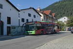 MAN Lion's City als Ortsbus Garmisch-Partenkirchen Linie 2 (Bus 7  Schorsch , GAP-GW 189) in Garmisch-Partenkirchen, Haltestelle Historische Ludwigstraße.