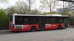 Jasper 8140 (HH-JH 2186) am 2.4.2014 auf der Bus-Linie 161 nach Berliner Tor, Pause am U-Bahnhof Steinfurther Allee  
