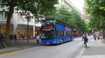 Hamburg Citytours HH-WS 1931, am 6.8.2016 auf Stadtrundfahrt in der Mönckebergstraße; MAN Lion´s City, MAN A22, Burillo City-Cabrio Bus DD
