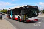Hamburger Hochbahn Solaris Urbino Electric Wagen 1692 am 14.07.25 am Jungfernstieg Hamburg
