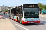 Hamburger Hochbahn Mercedes Benz Citaro 2 G Wagen 3908 am 14.07.25 am Jungfernstieg Hamburg
