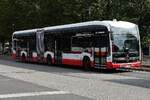 HHA 3515 (HH YB 3515) am 11.9.2025, U-Wandsbek Markt, MB eCitaro G, 4-türig, EZ 04.2025 /