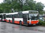 Mercedes-Benz O 405 N (Niederflur-Stadtversion) auf der Linie 141 nach Rnneburg An der Eiche am S-Bahnhof Neugraben.