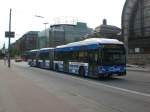 Van Hool AGG 300 auf der Linie 5 am Hauptbahnhof.