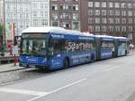 Van Hool AGG 300 auf der Linie 5 nach Hauptbahnhof/ZOB am U-Bahnhof Gnsemarkt.