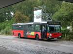 Mercedes-Benz O 405 N (Niederflur-Stadtversion) auf der Linie 330 am U-Bahnhof Billstedt.
