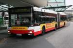 Der 2000 ausgelieferte Gelenkbus 7201 der HHA ein MAN 313 bzw.
