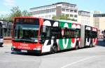Hochbahn 7807 (HH HN 28379 macht Werbung für Casino Esplanade.