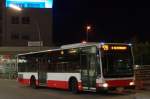 Hochbahn 2932 am 17.Oktober 2010 spät Abends auf der Busanlage Poppenbüttel.