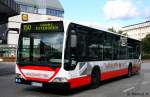 Hochbahn 2335 (HH HN 2335) mit Werbung fr Wentzel.
Aufgenommen am ZOB Altona, 2.9.2010.