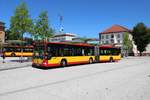 HSB Mercedes Benz Citaro 1 G Wagen 91 am 28.06.19 in Hanau Freiheitsplatz 