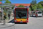 HSB Mercedes Benz Citaro 1 Facelift G Wagen 94 am 28.06.19 in Hanau Freiheitsplatz 