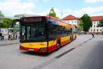 HSB Hanau Solaris Urbino 18 Wagen 78 am 07.06.24 in Hanau Freiheitsplatz