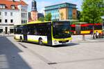 Stadtverkehr Maintal MAN Lions City am 07.06.24 in Hanau Freiheitsplatz