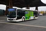 MAN Lions City als Messe Shuttle am 14.11.25 auf der Messe Hannover bei der Agritechnica