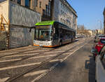 MAN Lion's City Hybrid 7409 van �stra, Linie 134, Joachimstra�e in Hannover am 5.