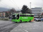 Flixbus Scania Omniexpress am 16.12.17 in Heidelberg 