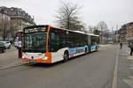RNV Mercedes Benz Citaro 2 G Wagen 8197 am 15.12.18 in Heidelberg Hbf 