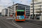 RNV Mercedes Benz eCitaro Wagen 8500 am 22.12.19 in Heidelberg auf der Linie 20 am Hauptbahnhof