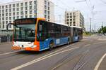 RNV Mercedes Benz Citaro C2 G Wagen 8190 am 23.06.24 in Heidelberg Hbf