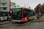 HLB Bus/MTV Mercedes Benz eCitaro am 28.12.21 in Hofheim Bahnhof