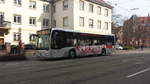 Hier der KA VK 779 der VBK auf der Buslinie 30 in die Waldstadt. Gesichtet am 30.03.2018 am Karl Wilhelm Platz in Karlsruhe.