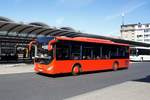 Bus Koblenz: Zhong Tong Sunny City vom Busunternehmen Ruckes Reisen, aufgenommen im September 2020 am Hauptbahnhof in Koblenz.