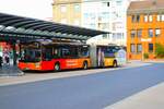 Koblenzer Verkehrsbetriebe MAN Lions City G am 14.10.23 in Koblenz Hautpbahnhof