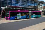 Koblenzer Verkehrsbetriebe MAN Lions City G am 14.10.23 in Koblenz Hautpbahnhof