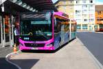 Koblenzer Verkehrsbetriebe MAN Lions City G am 14.10.23 in Koblenz Hautpbahnhof