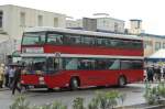 Ein alter Neoplan-DD-Bus als Stadtrundfahrtbus in Gibraltar.