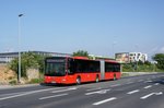 Bus Mainz: MAN Lion's City G vom Rhein-Nahe-Bus (Omnibusverkehr Rhein-Nahe / ORN), aufgenommen im Mai 2016 in der Nähe der Haltestelle  Hochschule Mainz  in Mainz.