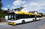 Stadtbus Mainz: Volvo 7700 Gelenkbus von Autobus Sippel GmbH, aufgenommen im Juni 2016 in Mainz-Bretzenheim.
