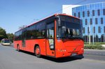 Bus Mainz: Volvo 8700 LE vom Reisedienst Hermani, aufgenommen im August 2016 in der Nähe der Haltestelle  Bismarckplatz  in Mainz.