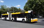 Stadtbus Mainz: MAN NG der MVG Mainz / Mainzer Verkehrsgesellschaft (Wagen 726), aufgenommen im Juni 2018 an der Haltestelle  Goethestraße  in Mainz.